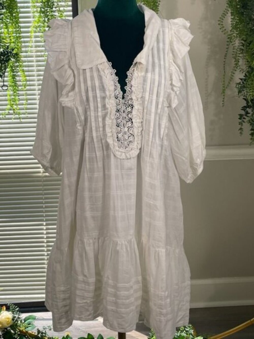 Free People | Elora Mini Dress in Ivory